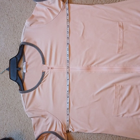 Ekouaer Full Front Zip House Coat/Nightgown With Pockets - Picture 5 of 7